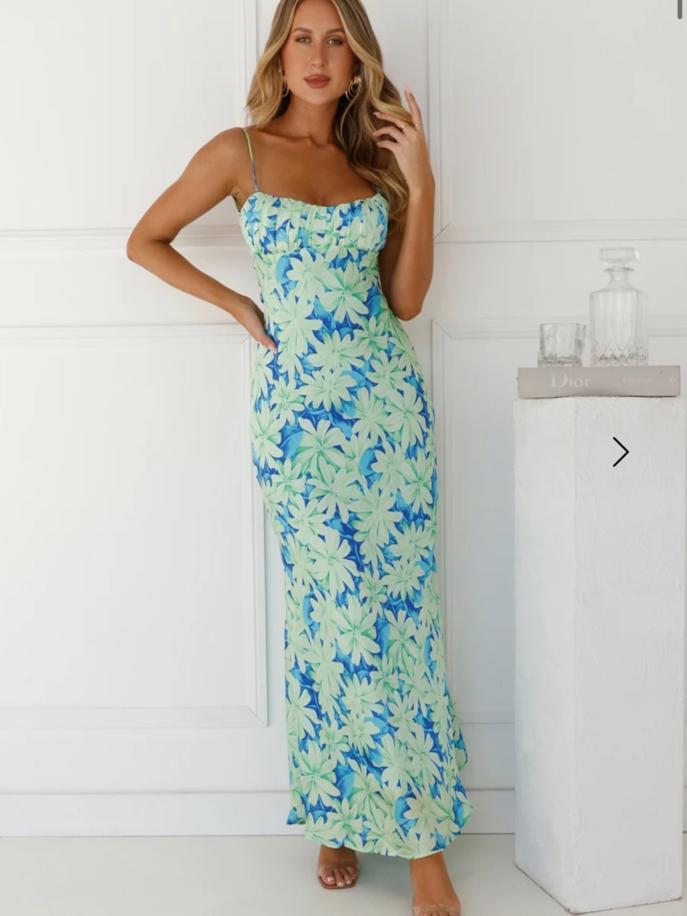 Hello Molly IRRESISTIBLE ALLURE MAXI DRESS BLUE